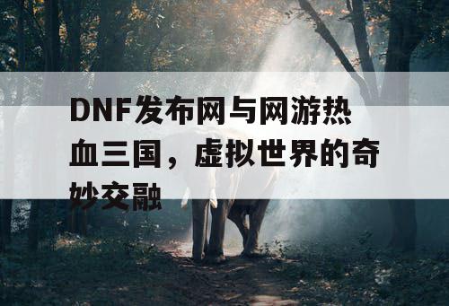 DNF发布网与网游热血三国，虚拟世界的奇妙交融